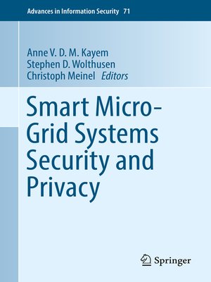 cover image of Smart Micro-Grid Systems Security and Privacy